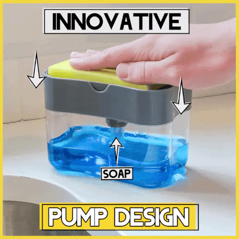 2 in 1 Soap Dispenser with Sponge