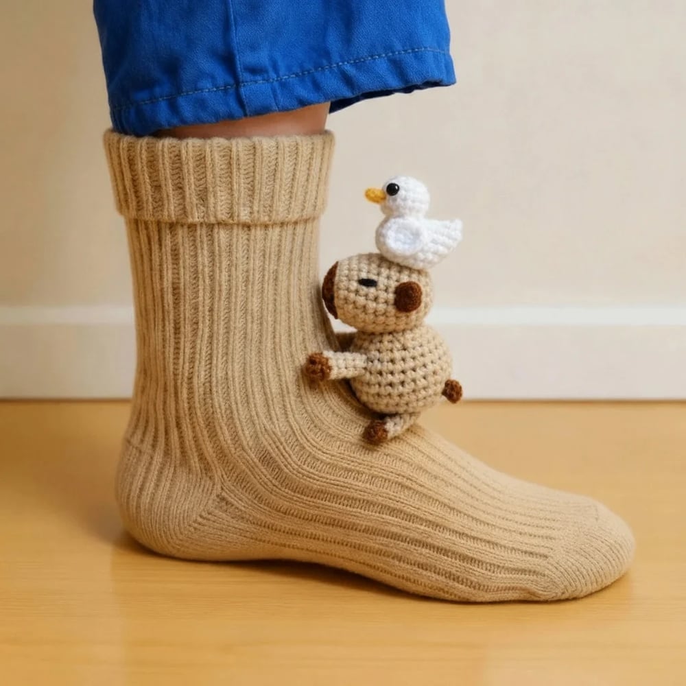 3D Cute Animal Socks