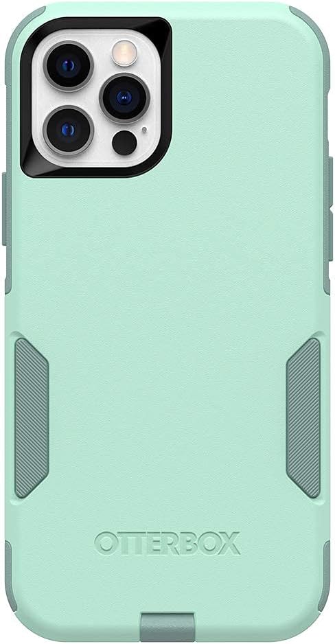 OtterBox iPhone 12 & iPhone 12 Pro Commuter Series Case - Bespoke Way (Blazer Blue/Stormy SEAS Blue), Slim & Tough, Pocket-Friendly, with Port Protection