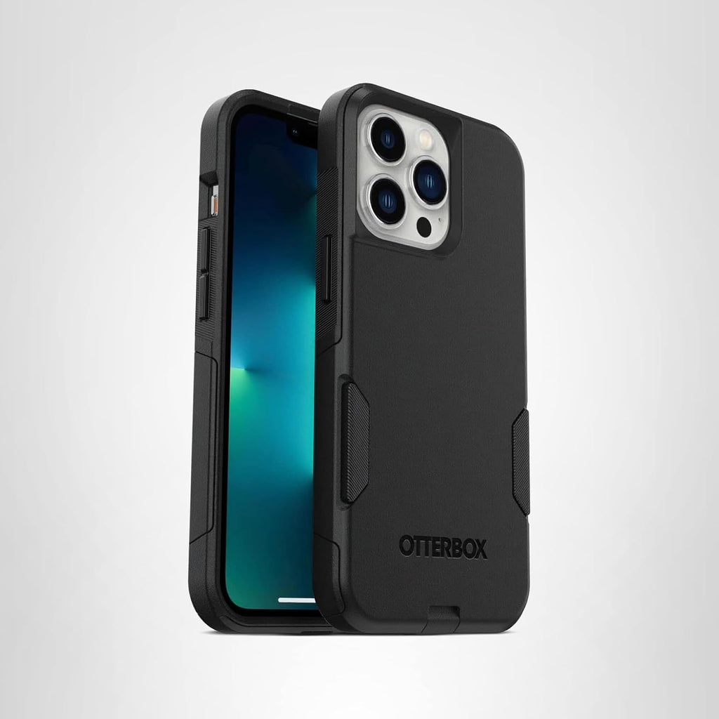 OtterBox iPhone 13 Pro (ONLY) Commuter Series Case - Black, Slim & Tough, Pocket-Friendly, with Port Protection