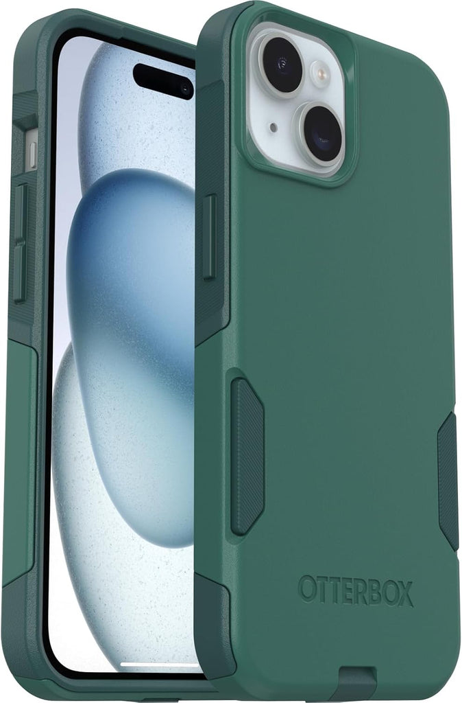 OtterBox iPhone 16e, 15, 14, & 13 Commuter Series Case - Black, Slim & Tough, Pocket-Friendly, with Port Protection