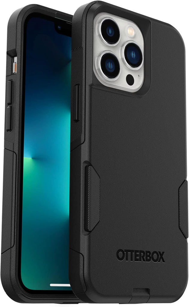 OtterBox iPhone 13 Pro (ONLY) Commuter Series Case - Black, Slim & Tough, Pocket-Friendly, with Port Protection