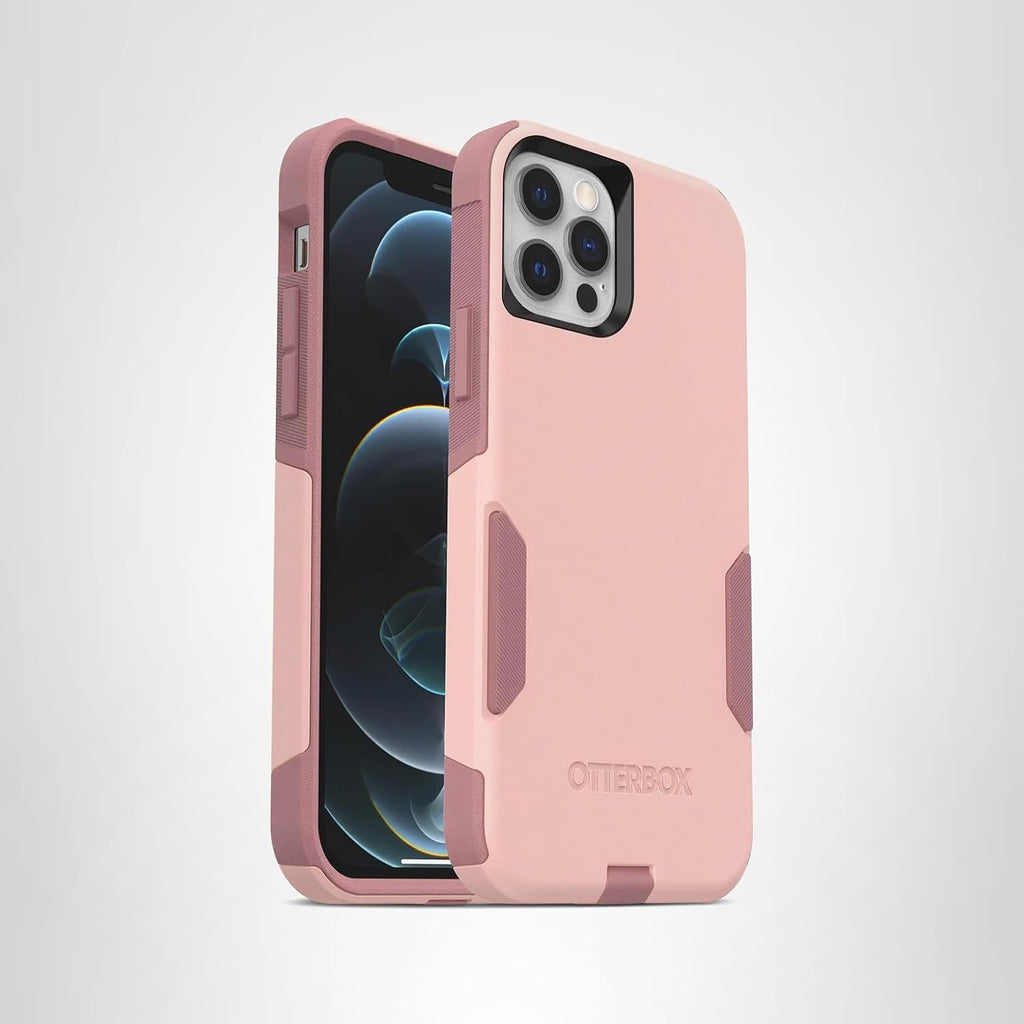 OtterBox iPhone 12 & iPhone 12 Pro Commuter Series Case - Bespoke Way (Blazer Blue/Stormy SEAS Blue), Slim & Tough, Pocket-Friendly, with Port Protection