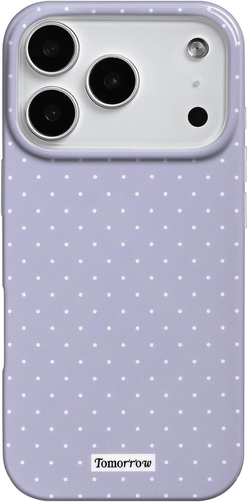 Compatible with iPhone 13/iPhone 14 Case with Cute Fashion Polka Dot Aesthetics Design Simple Case for Soft TPU Slim Protection Case for iPhone 13/14-White