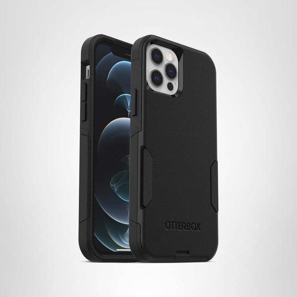 OtterBox iPhone 12 & iPhone 12 Pro Commuter Series Case - Bespoke Way (Blazer Blue/Stormy SEAS Blue), Slim & Tough, Pocket-Friendly, with Port Protection