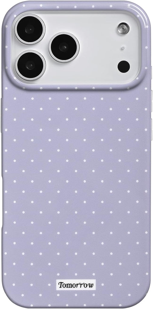 Compatible with iPhone 13/iPhone 14 Case with Cute Fashion Polka Dot Aesthetics Design Simple Case for Soft TPU Slim Protection Case for iPhone 13/14-White