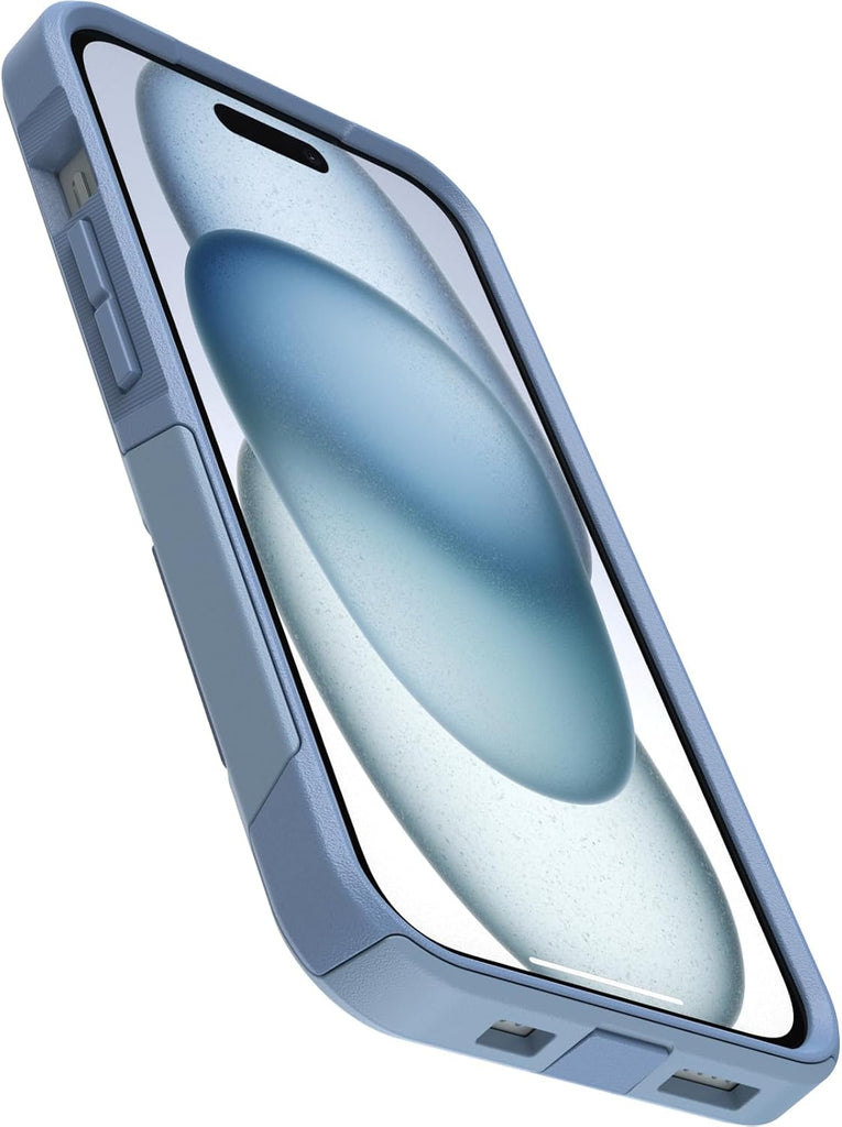 OtterBox iPhone 16e, 15, 14, & 13 Commuter Series Case - Black, Slim & Tough, Pocket-Friendly, with Port Protection