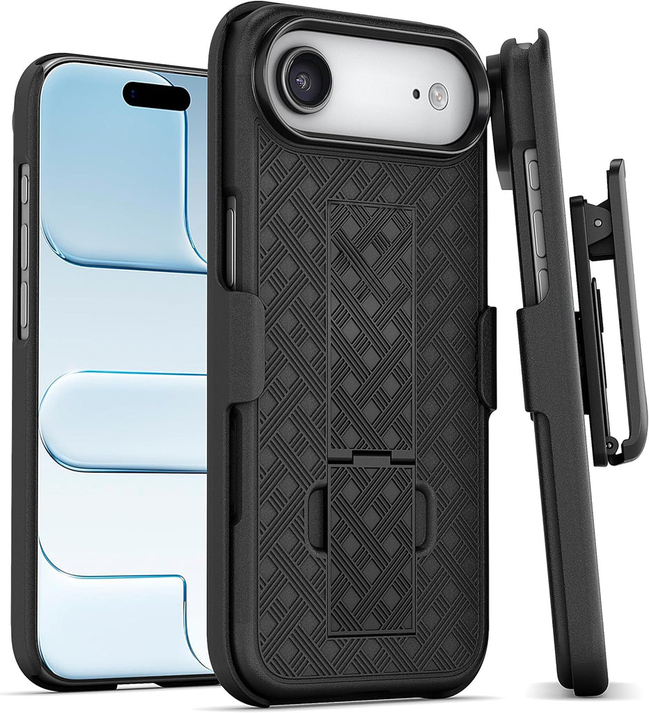 MOTIVE for iPhone 16 Holster Case, Belt Clip Case for Apple iPhone 16, Shell Holster Combo 16, Slim Rugged Drop Shockproof Protective Cover with Kickstand (6.1") | Ranger Series