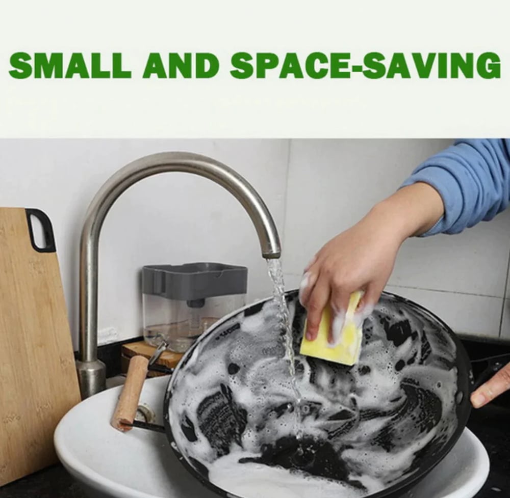 2 in 1 Soap Dispenser with Sponge