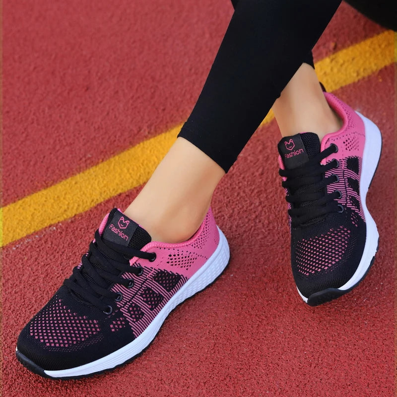 2025 Women's Fashion Sports Shoes Platform Sneakers Ladies Spring Winter Flats Running Shoes for Women