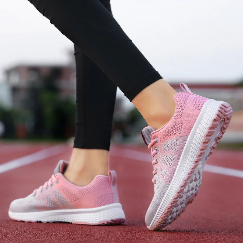 2025 Women's Fashion Sports Shoes Platform Sneakers Ladies Spring Winter Flats Running Shoes for Women