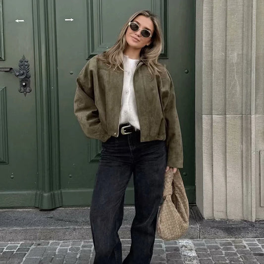 Jackets Autumn Women's 2025 New Outerwear Chic Elegant Loose Warm Women's Coat Street Youth Fashion Joker Coat Jacket