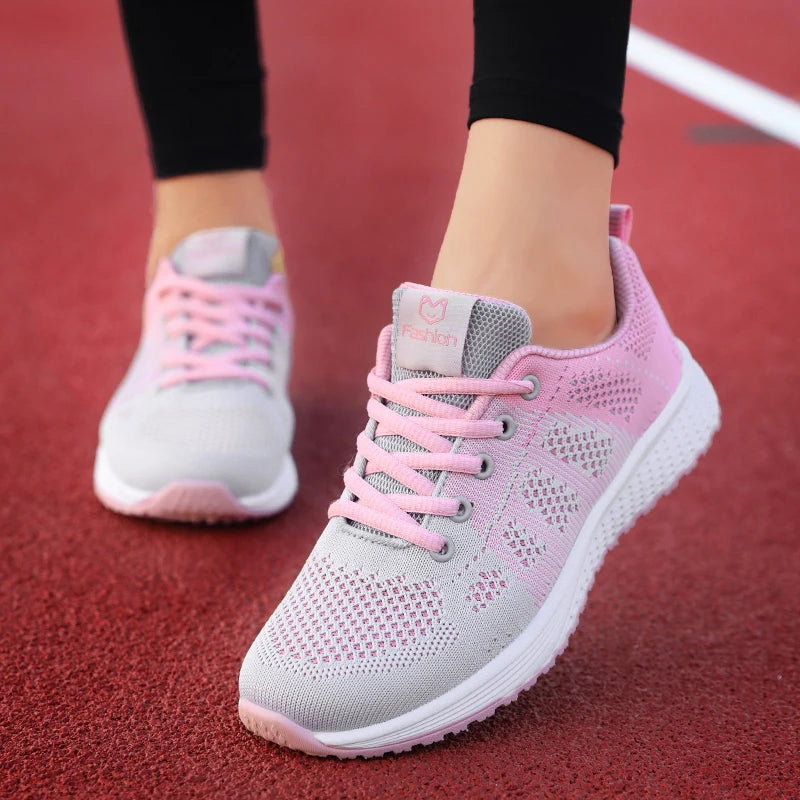 2025 Women's Fashion Sports Shoes Platform Sneakers Ladies Spring Winter Flats Running Shoes for Women