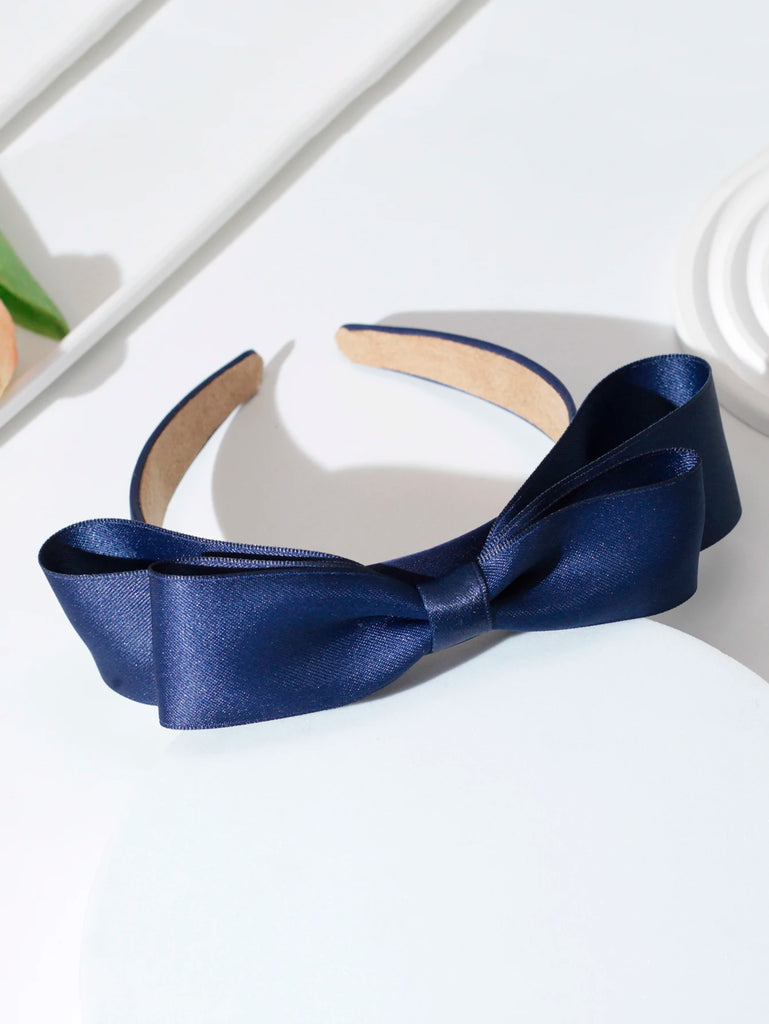 Lystrfac Korean Fabric Double Bow Headband for Women New Fashion Simple Hair Wash Hairband Ladies Headwear Hair Accessories