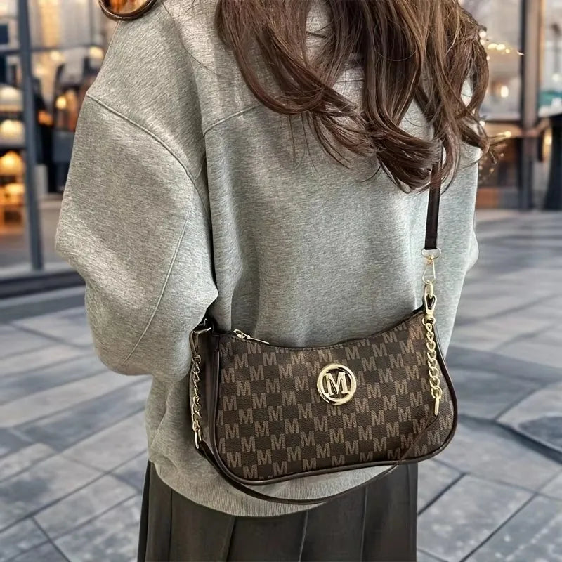 Estilo vintage bolsa crossbody alça ajustável feminina mensageiro bolsa de ombro acessório sofisticado bolsa tote