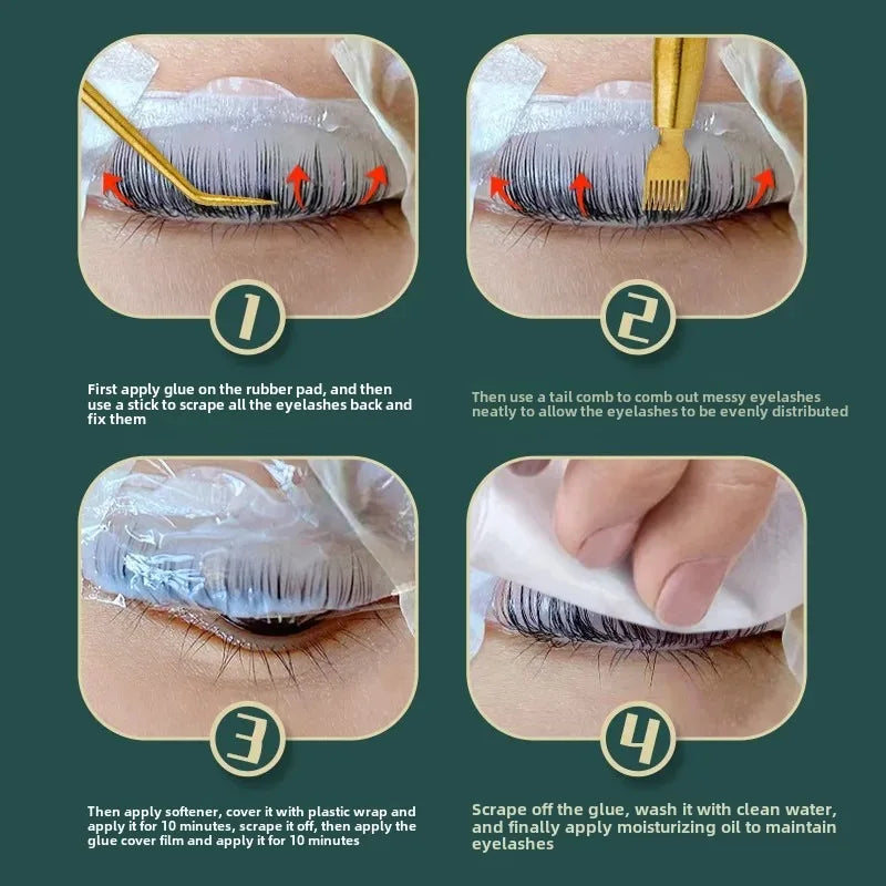 Eyelash Perm Lifting Tools Stainless Lashes Extension Tool Steel Clean Up Rods Beauty Makeup Lamination Eyelashes Separating