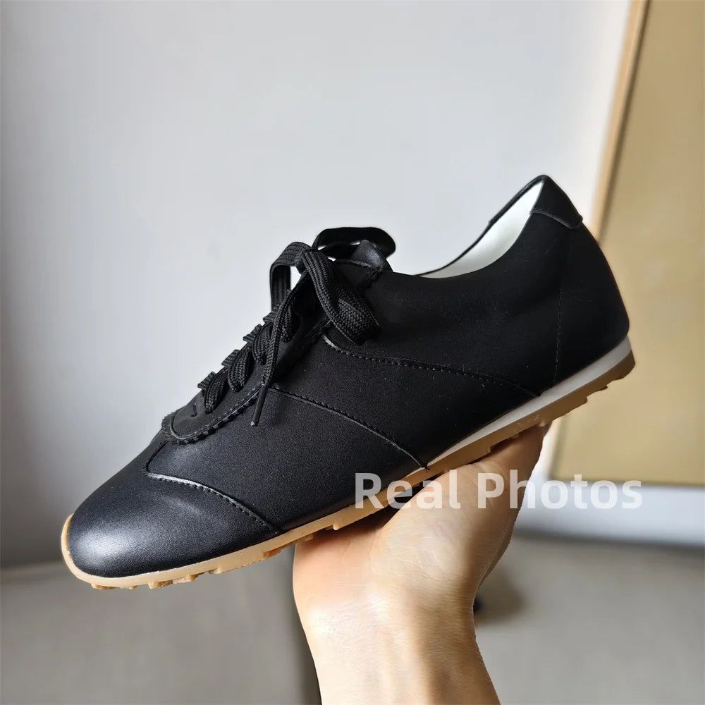 FEDONAS 2025 Ins Quality Women Suede Sneakers Training Sport Shoes Contrast Casual Shoes Big Size Flats Sneakers Shoes