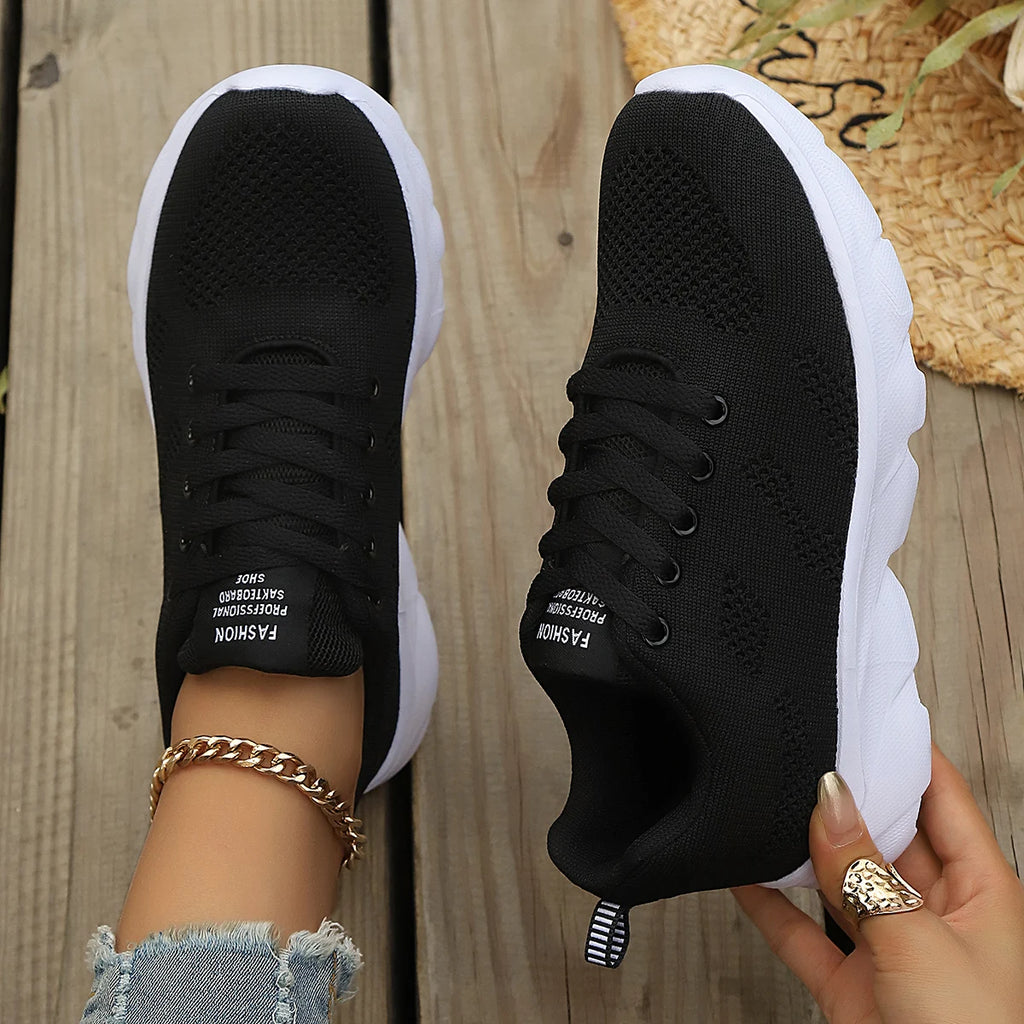 2025 Women's Fashion Sports Shoes Platform Sneakers Ladies Spring Winter Flats Running Shoes for Women
