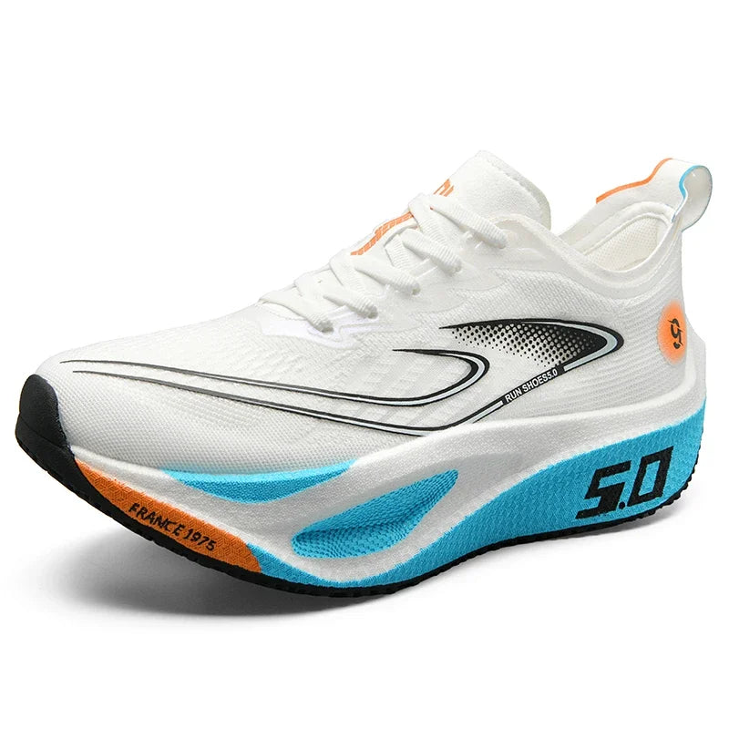 Unisex 2025 Full Carbon Plate Professional Running Shoes Marathon Lightweight Jump Cushion Breathable Sports Shoes