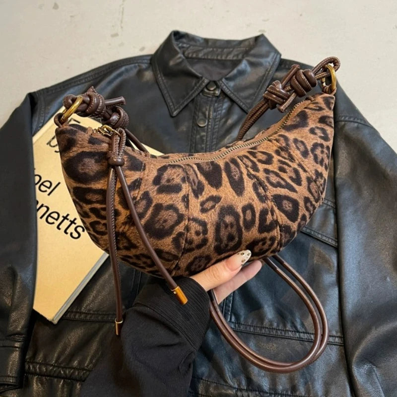 Velvet material zipper 2025 high quality shoulder bag solid color simple fashion crossbody bag soft western style bag