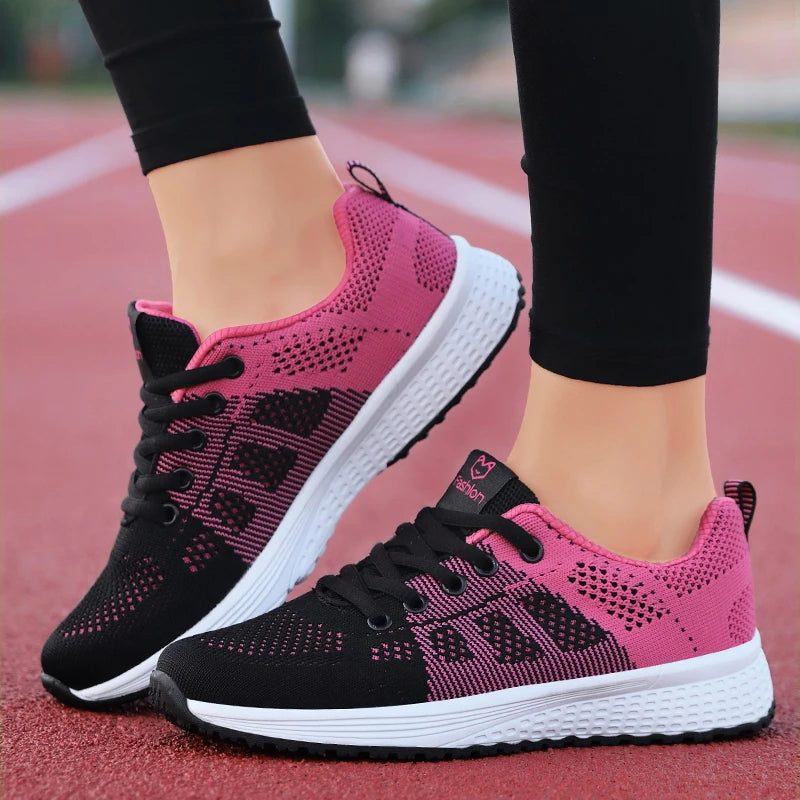 2025 Women's Fashion Sports Shoes Platform Sneakers Ladies Spring Winter Flats Running Shoes for Women