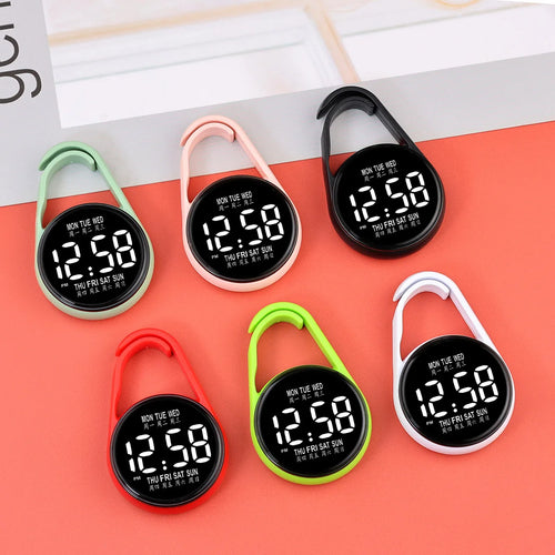 LED electronic hanging watch night light digital electronic hanging watch 2026 pocket watch
