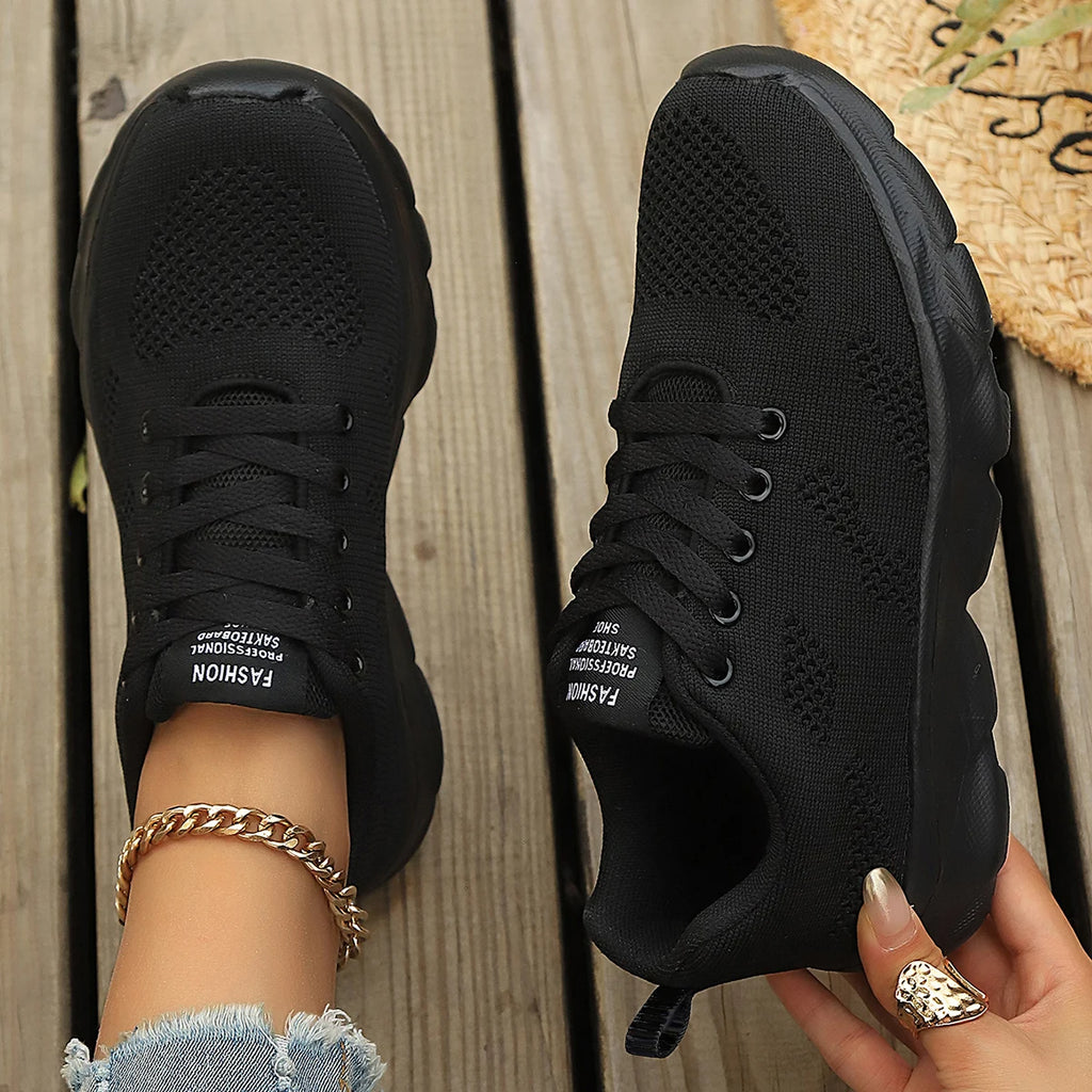2025 Women's Fashion Sports Shoes Platform Sneakers Ladies Spring Winter Flats Running Shoes for Women