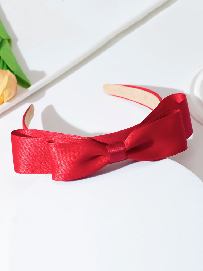 Lystrfac Korean Fabric Double Bow Headband for Women New Fashion Simple Hair Wash Hairband Ladies Headwear Hair Accessories