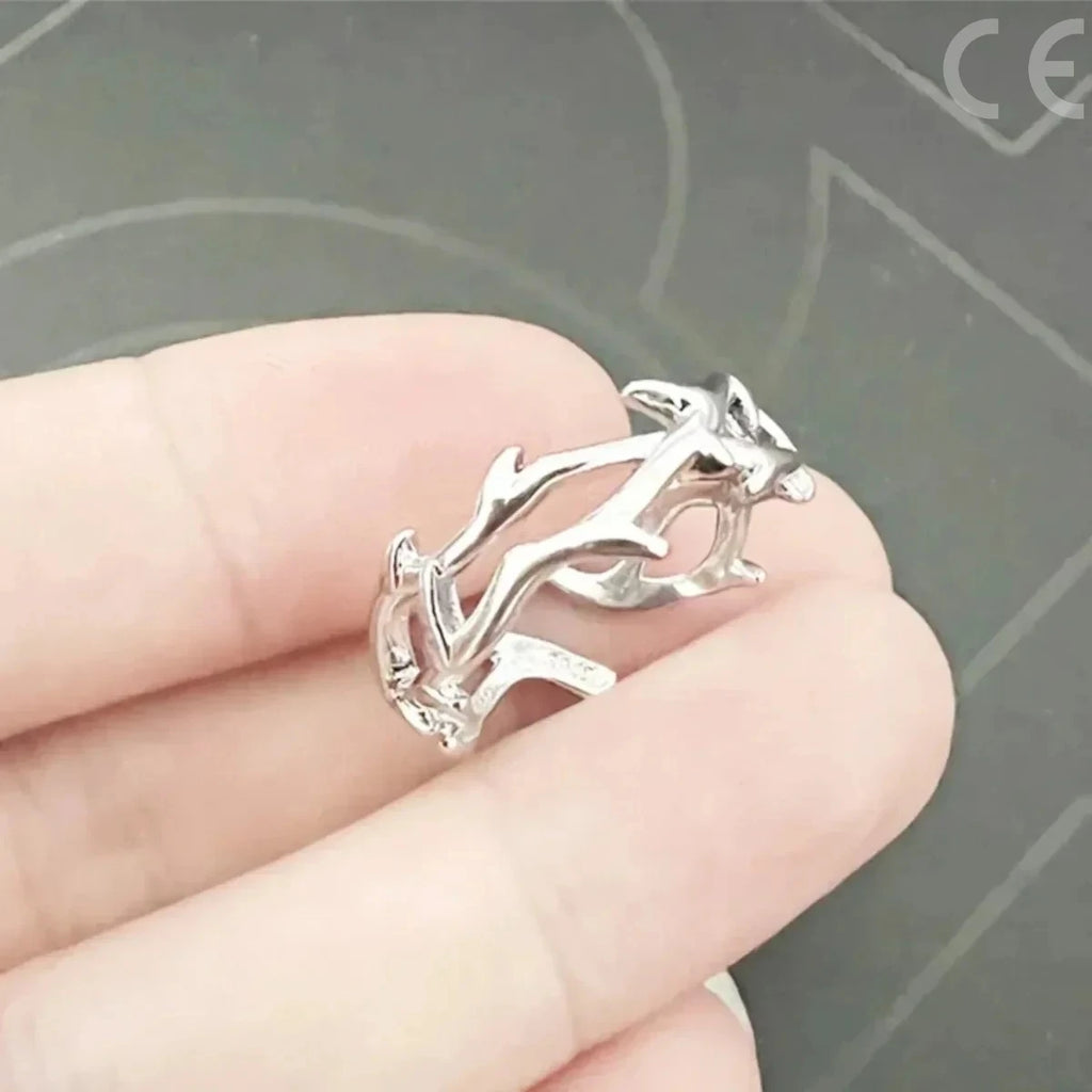 Punk Classic Split Rings Stainless Steel Simple Adjustable Rings for Women Men Couples Jewelry Accessories