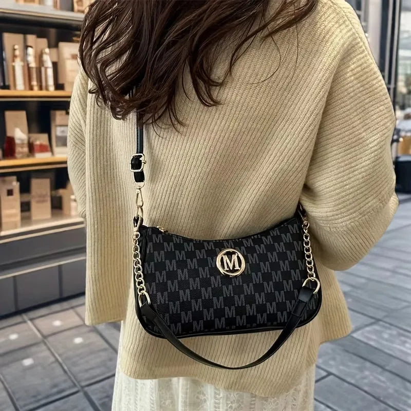 Estilo vintage bolsa crossbody alça ajustável feminina mensageiro bolsa de ombro acessório sofisticado bolsa tote