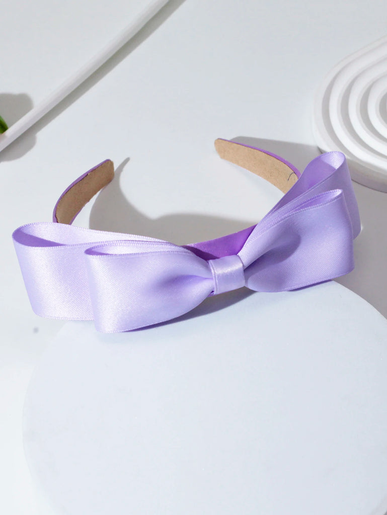 Lystrfac Korean Fabric Double Bow Headband for Women New Fashion Simple Hair Wash Hairband Ladies Headwear Hair Accessories