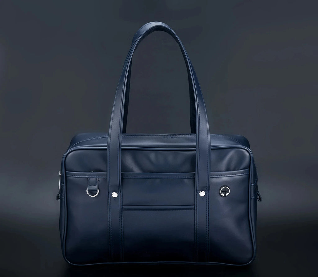 schoolbag PU leather japanese wide application japanese handbag large capacity waterproof