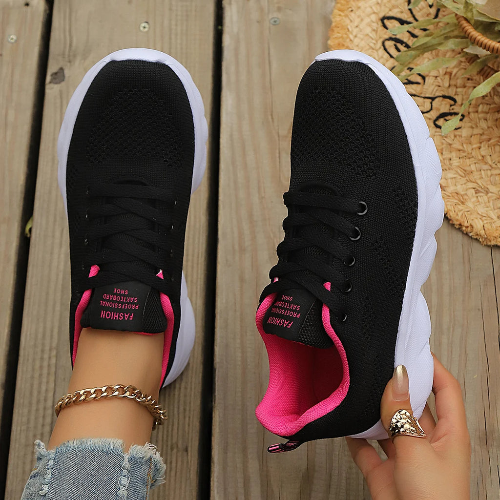 2025 Women's Fashion Sports Shoes Platform Sneakers Ladies Spring Winter Flats Running Shoes for Women