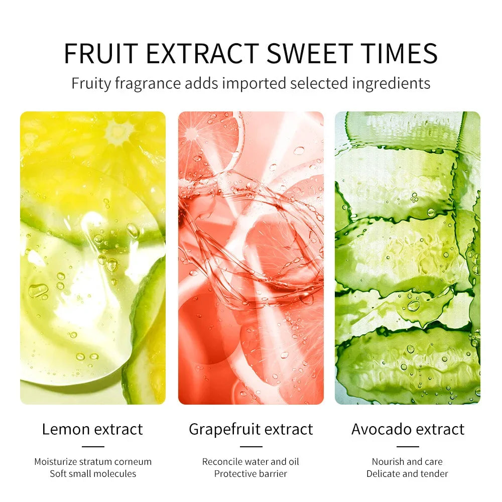 5Pcs/set Fruit Plant Fragrance Hand Cream Sets Moisturizing Repair Anti Dry Hand Lotion Sets Hands Skin Care Products