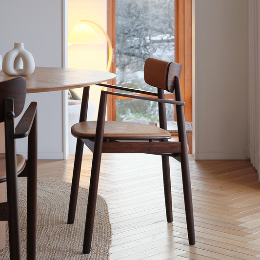 Ava armchair leather