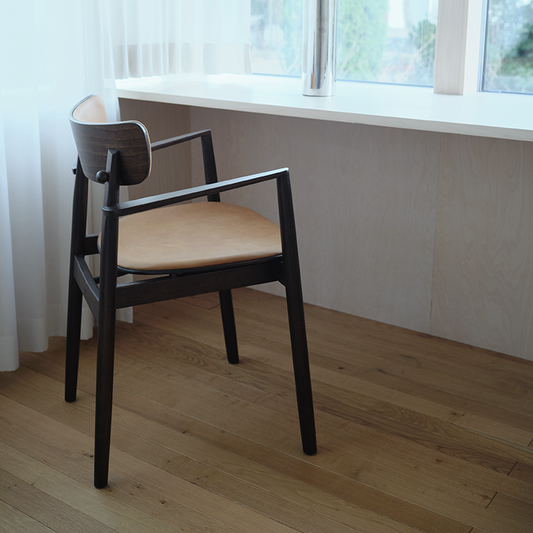 Ava armchair leather