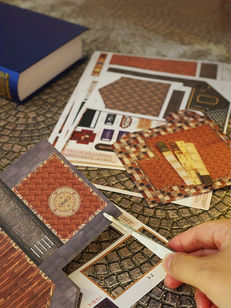 3D Wooden DIY Puzzle – Mini Bookshelf Kit (6 Compartments) | Perfect Gift