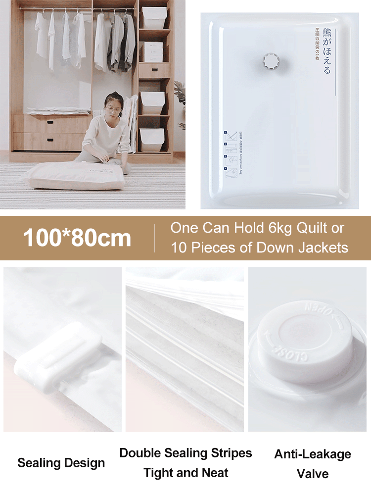 Super popular vacuum compression bag! —— limited time discount!   Order now and get your free electric pump