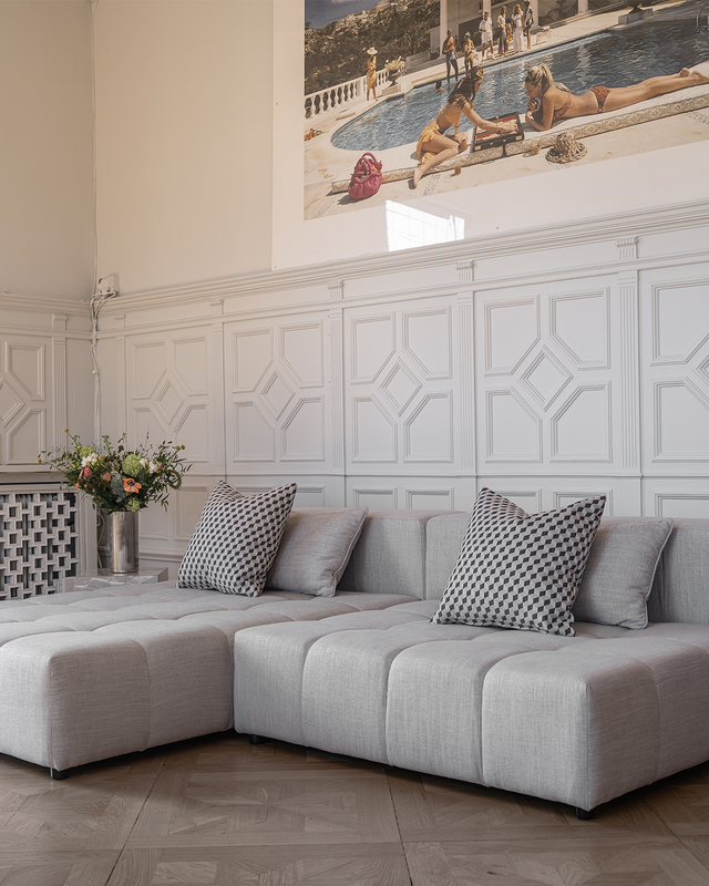 Bubbel ottoman 90x90cm