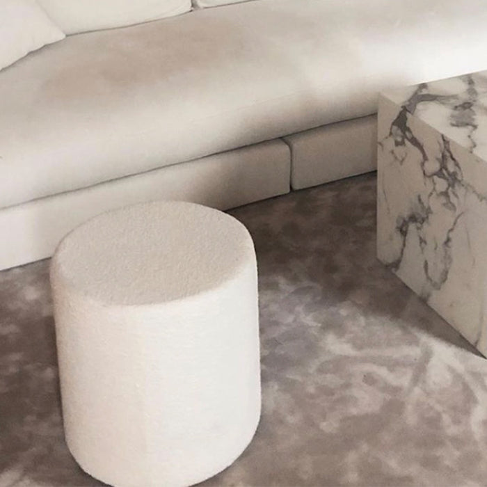 Carmen ottoman 40cm bouclé