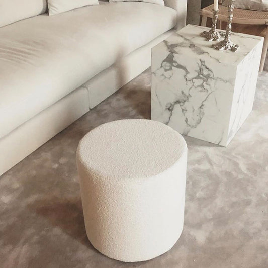 Carmen ottoman 40cm bouclé