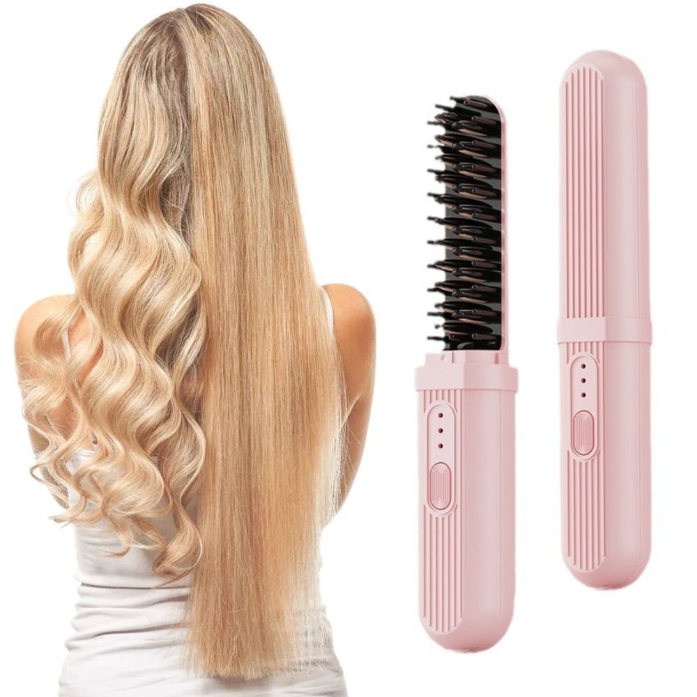 Women's Cordless Hair Straightener Brush