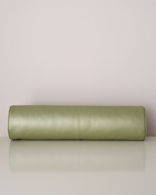 Ease Cylinder cushion Set. Faux leather 60x15cm
