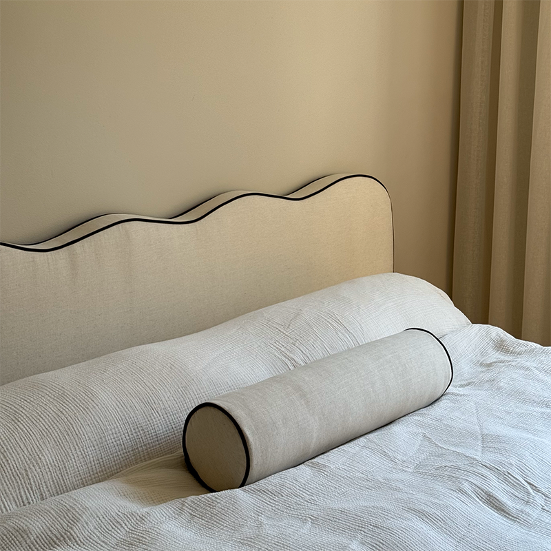 Wave cylinder cushion 75x18cm ON STOCK