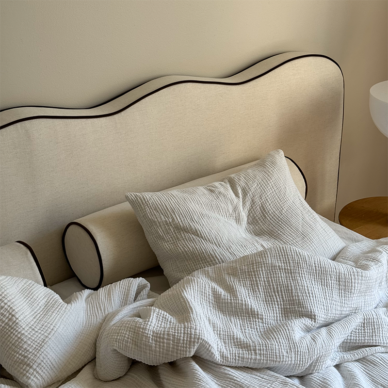 Wave cylinder cushion 75x18cm ON STOCK